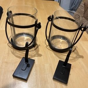 (2) POTTERY BARN/Wall Mount Candle Holder